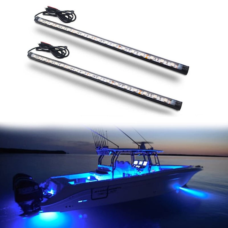 Boaton Marine Boat Led Navigation Lights, Night Fishing Lights, No Drilling Install Deck Lights Courtesy Lights Interior Lights For Pontoon Boat Bass Boat Jon Boat Jet Ski Kayak - Image 1